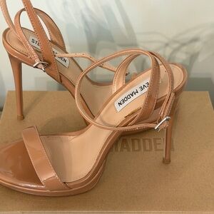 Steve Madden Nude Strappy Heels